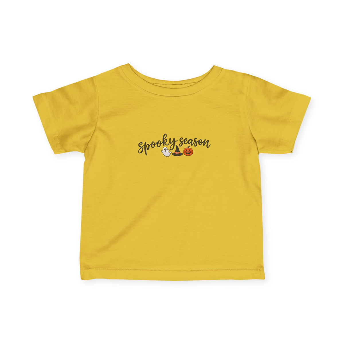 Spooky Season Baby Halloween Tee, Ghost & Pumpkin Infant Shirt