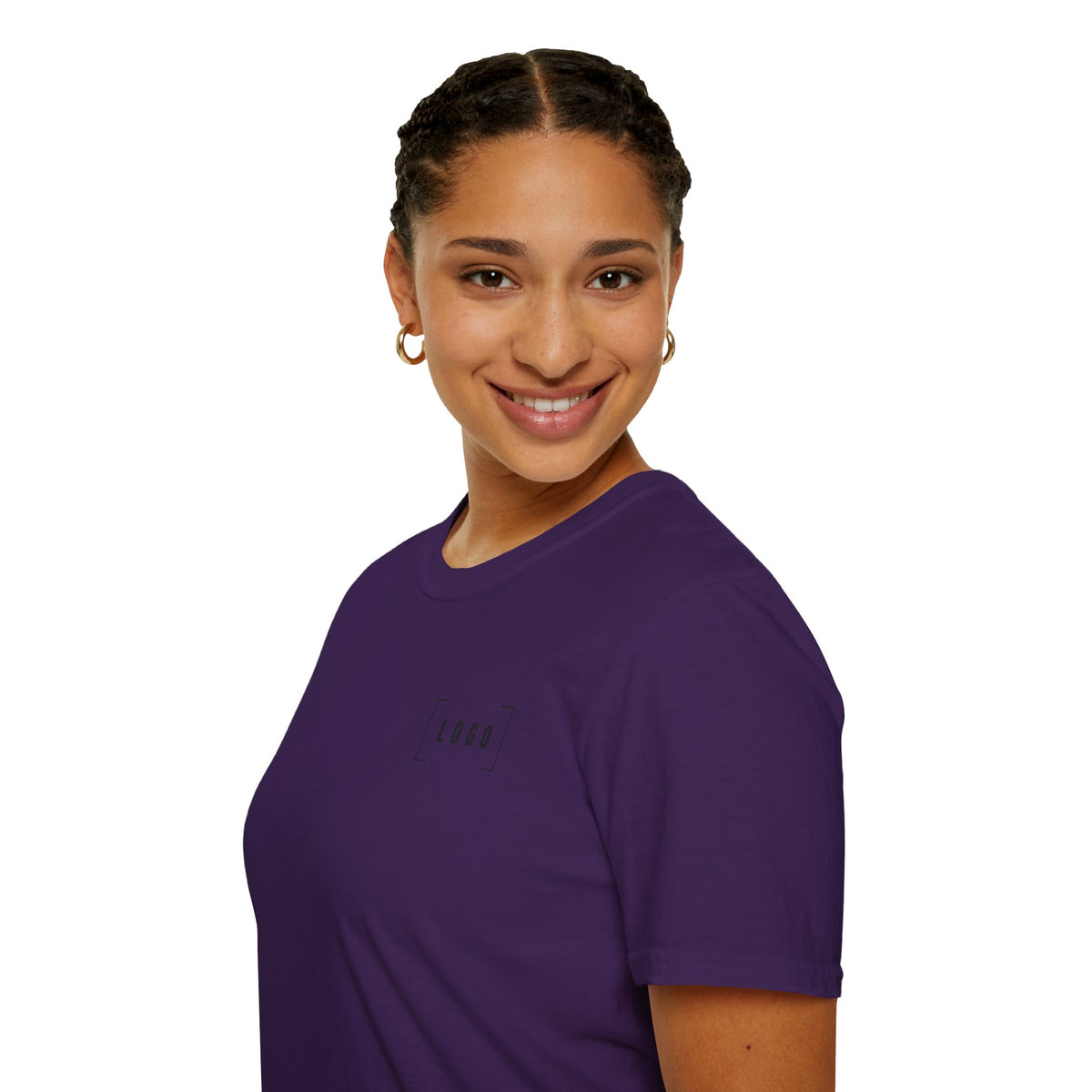 Custom Logo Front & Back Print T-Shirt, Company Team Tee