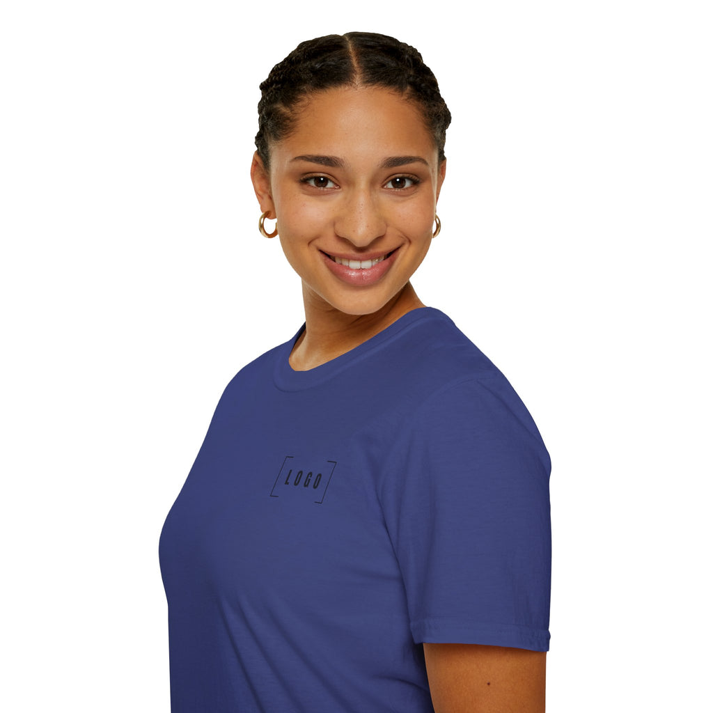 Custom Logo Front & Back Print T-Shirt, Company Team Tee