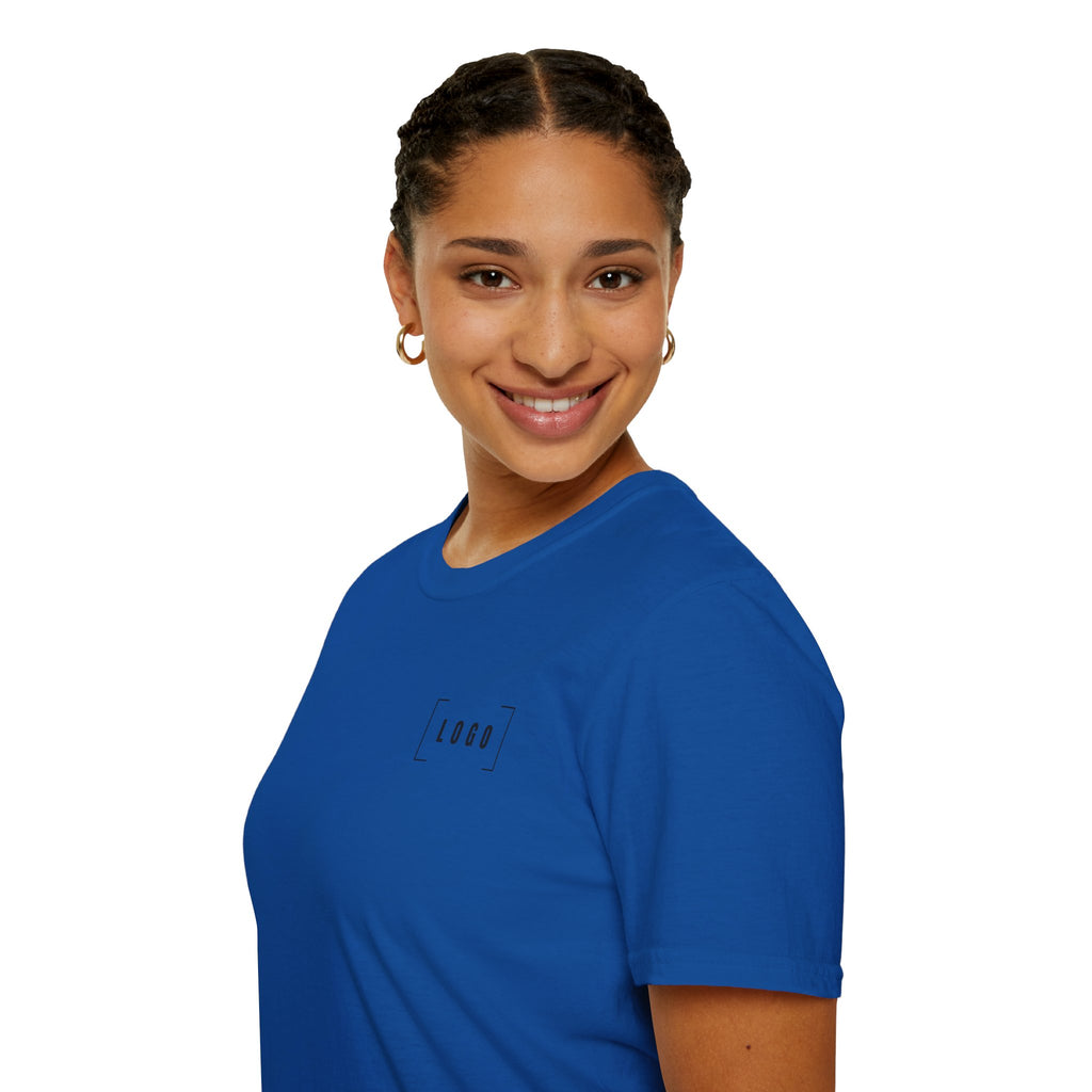 Custom Logo Front & Back Print T-Shirt, Company Team Tee