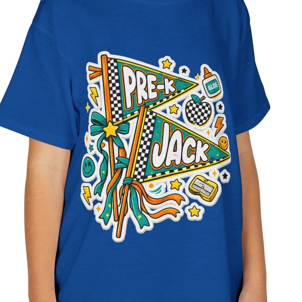 Personalized Name & Grade T-Shirt for Boys | Back to School