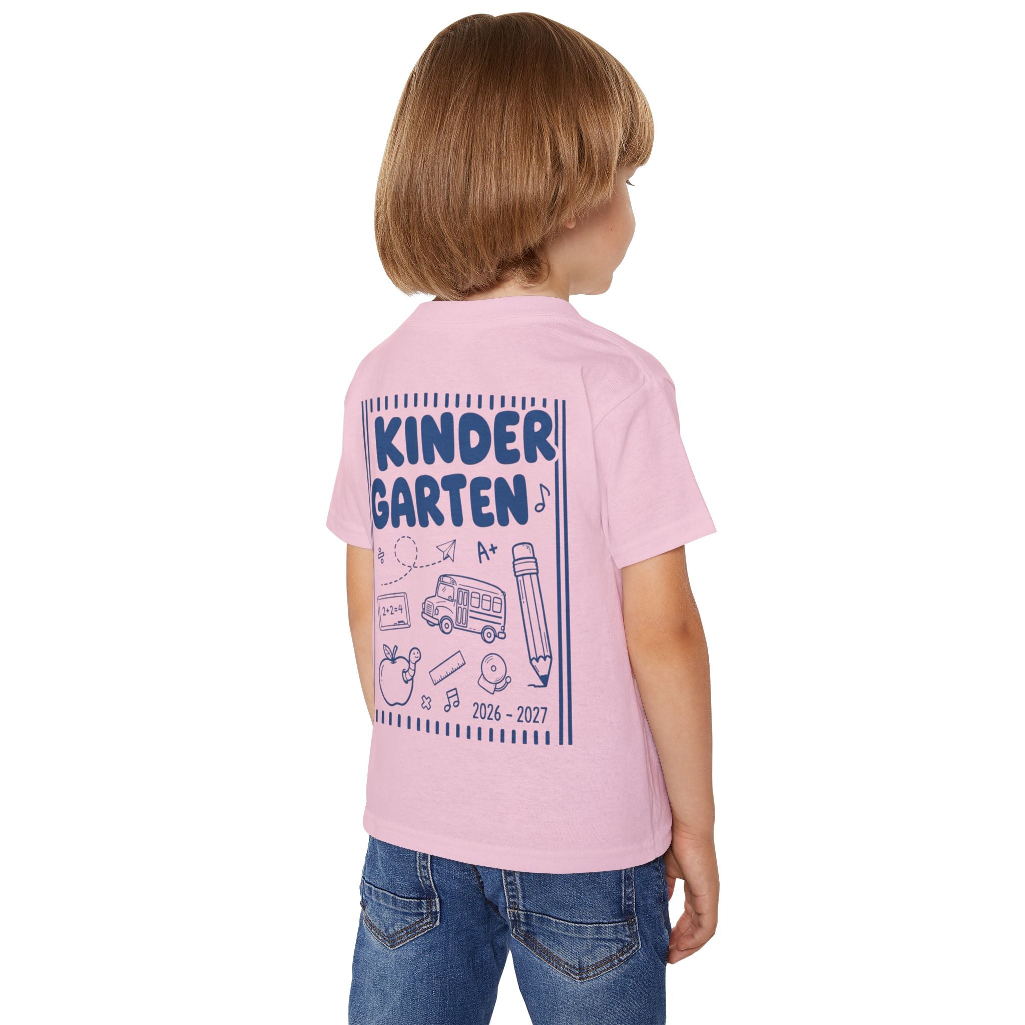 Custom Back to School Shirt for Kids – Personalized Name, Kindergarten Toddler Tee, Sizes up to 6T
