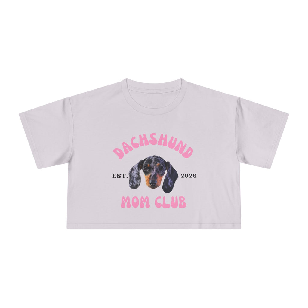 Dog Mom Club Crop Tee | Personalized Breed &  Est Year Shirt | Dog Lover Gift XS-2XL
