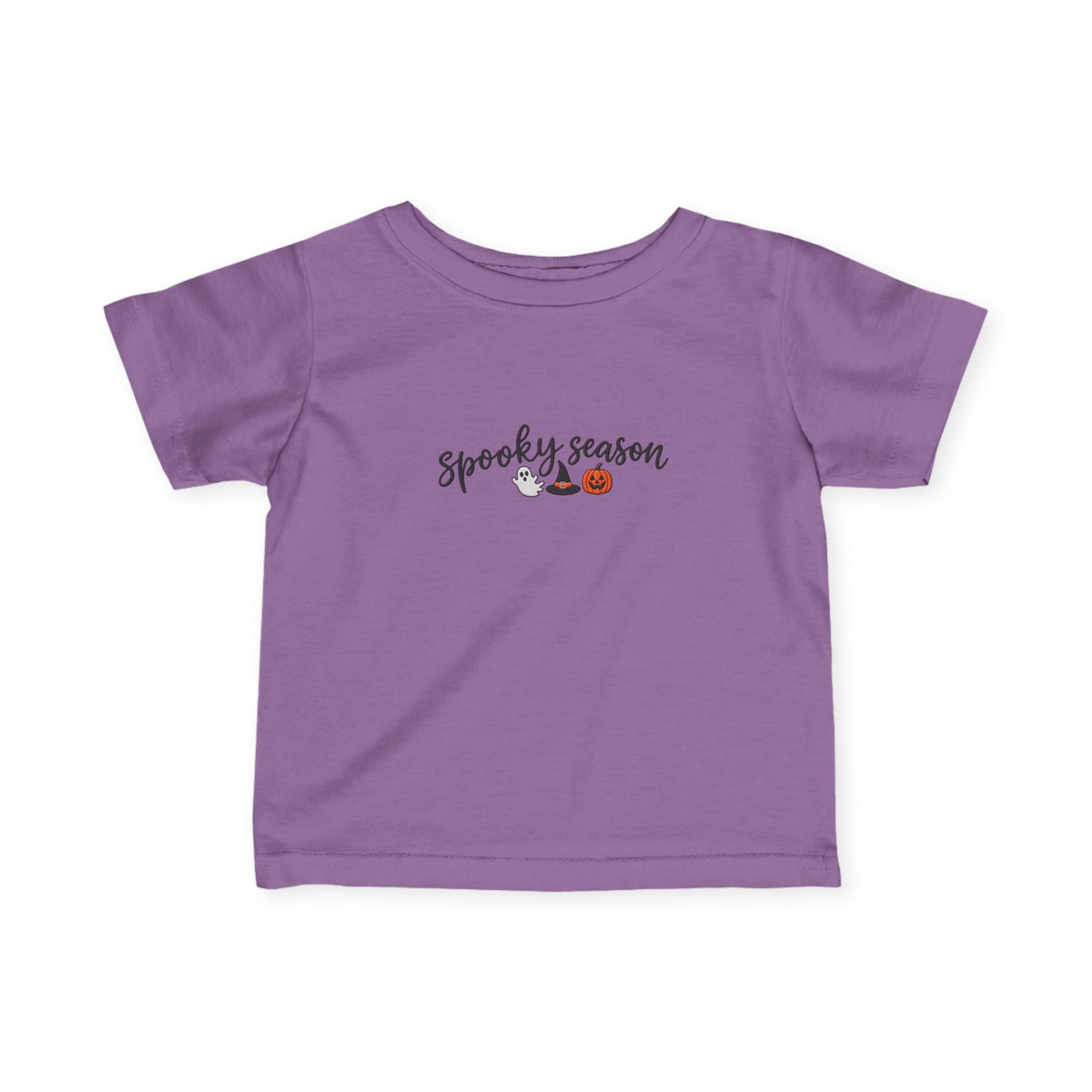 Spooky Season Baby Halloween Tee, Ghost & Pumpkin Infant Shirt