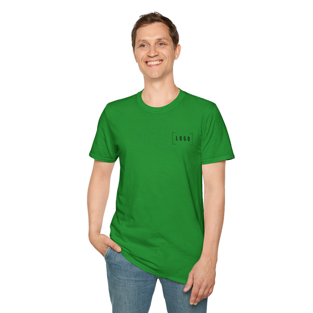 Custom Logo Front & Back Print T-Shirt, Company Team Tee