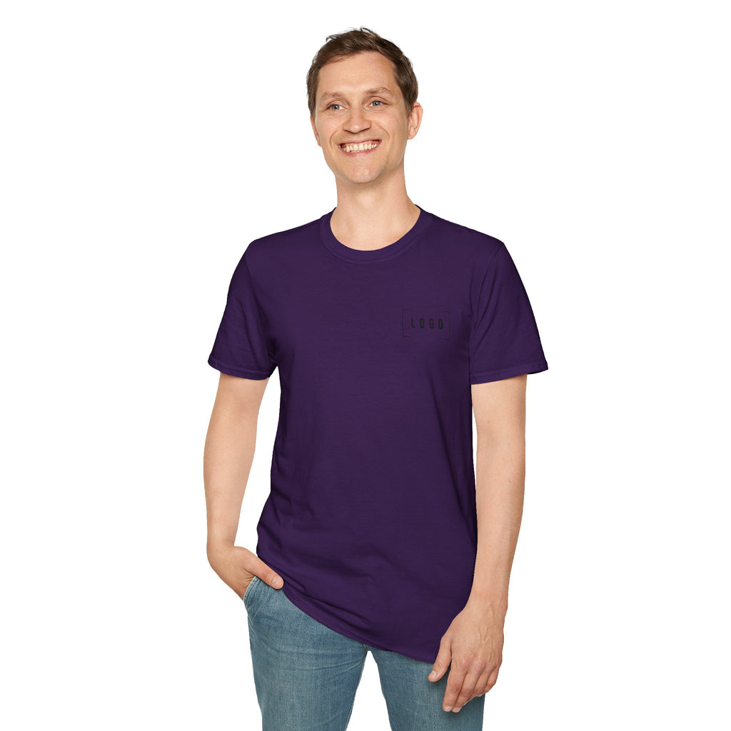 Custom Logo Front & Back Print T-Shirt, Company Team Tee