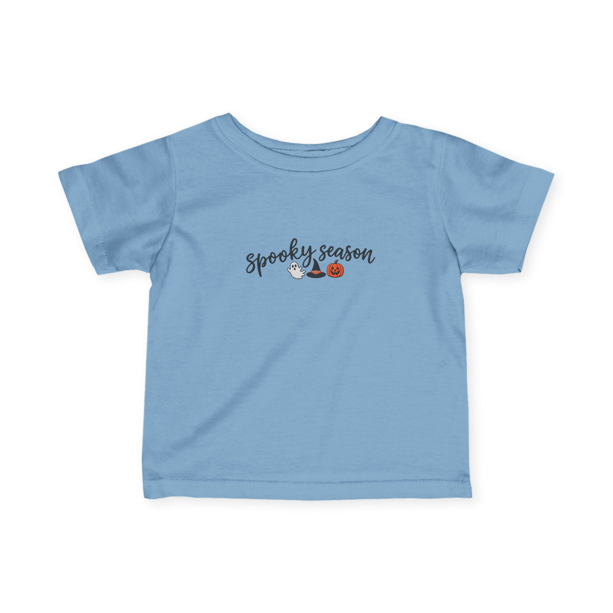 Spooky Season Baby Halloween Tee, Ghost & Pumpkin Infant Shirt