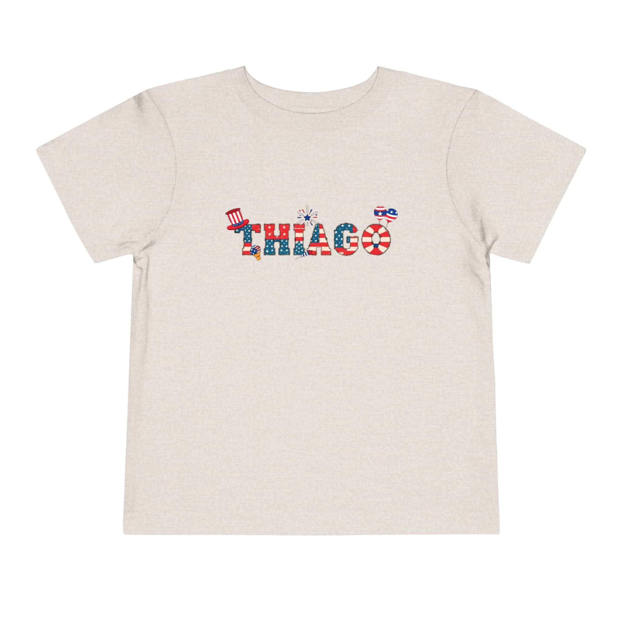 Custom 4th of July Toddler Shirt | Personalized  Name Kids Tee | Patriotic USA Toddler Gift | AURIA CUSTOM PRINTS