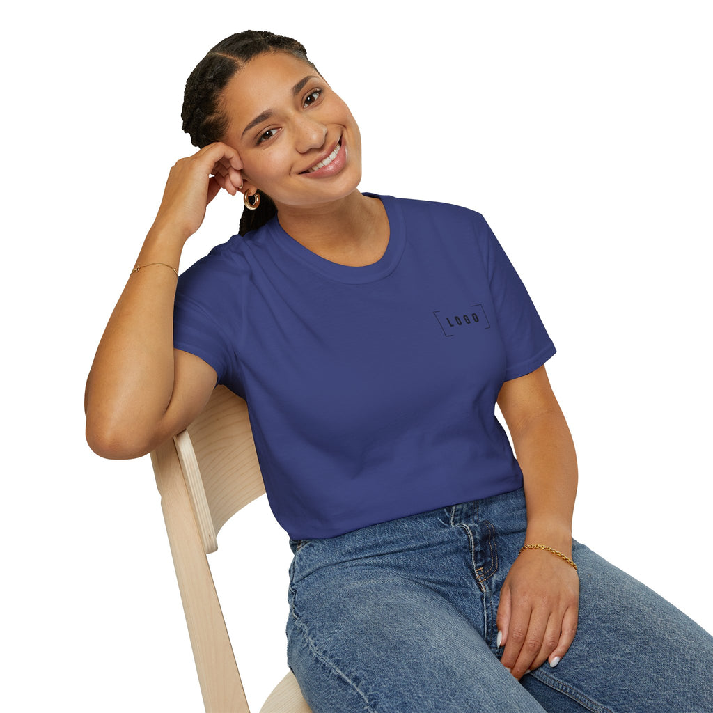 Custom Logo Front & Back Print T-Shirt, Company Team Tee