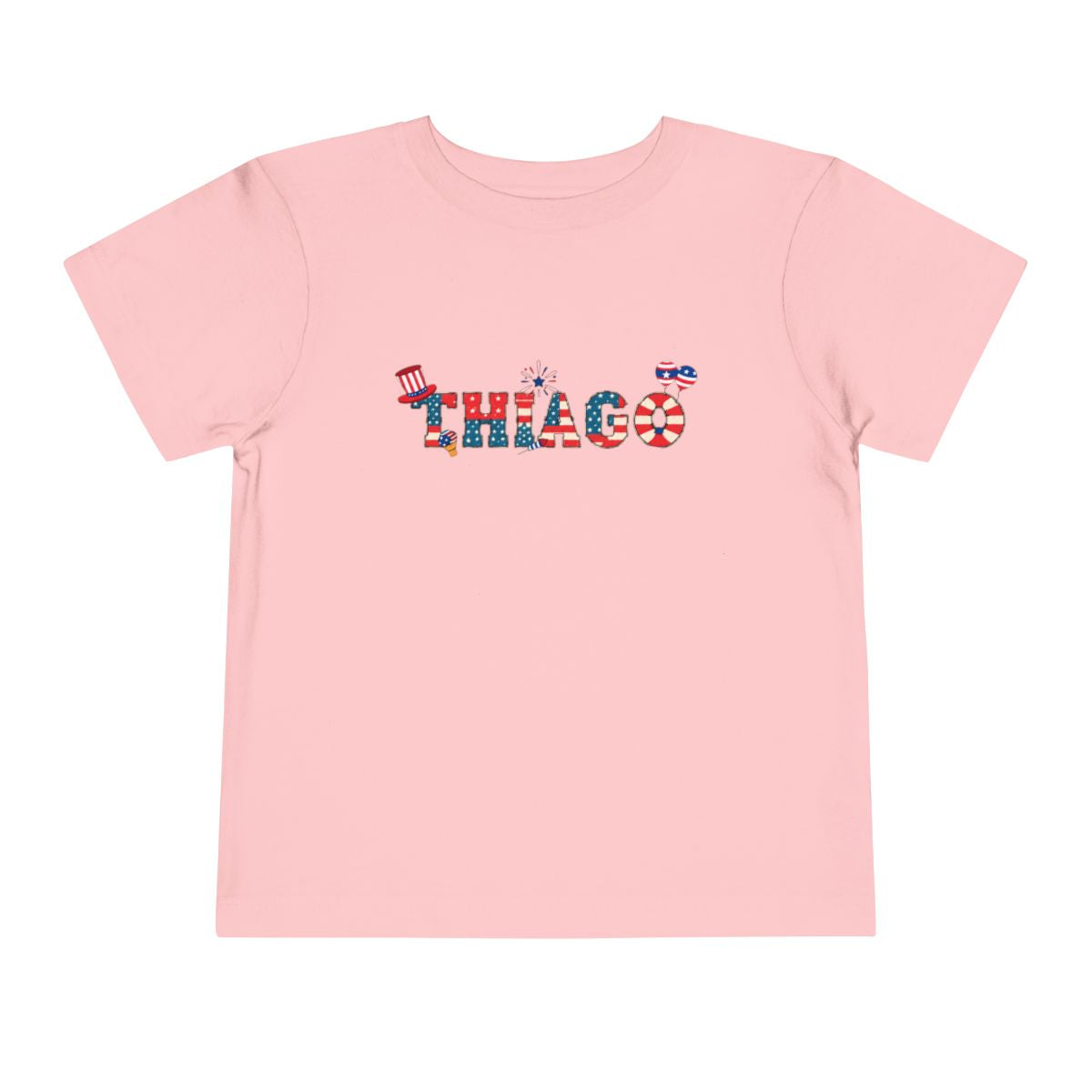 Custom 4th of July Toddler Shirt | Personalized  Name Kids Tee | Patriotic USA Toddler Gift | AURIA CUSTOM PRINTS