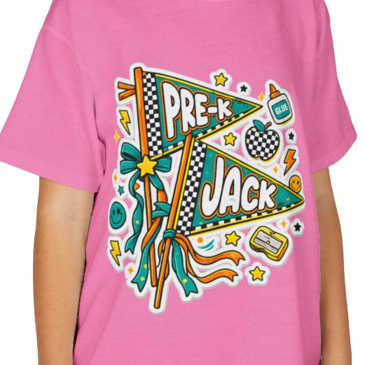 Personalized Name & Grade T-Shirt for Boys | Back to School
