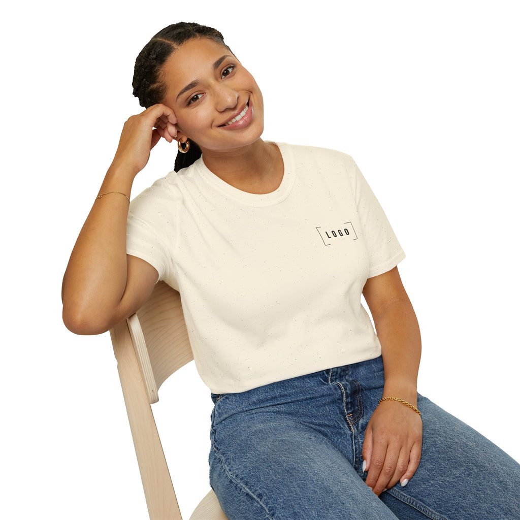 Custom Logo Front & Back Print T-Shirt, Company Team Tee