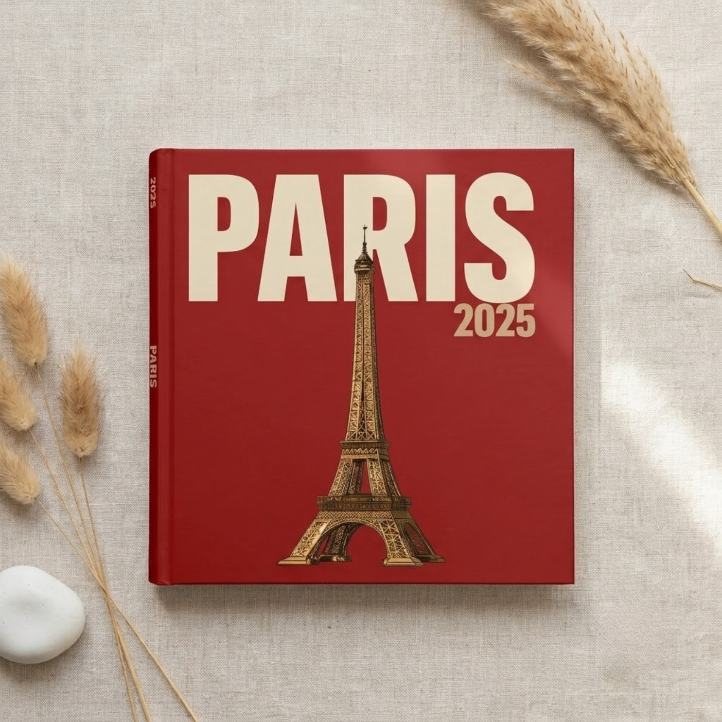Custom Paris Photo Book | Personalized Hardcover Travel Keepsake | 24 Pages | 3 Cover Color