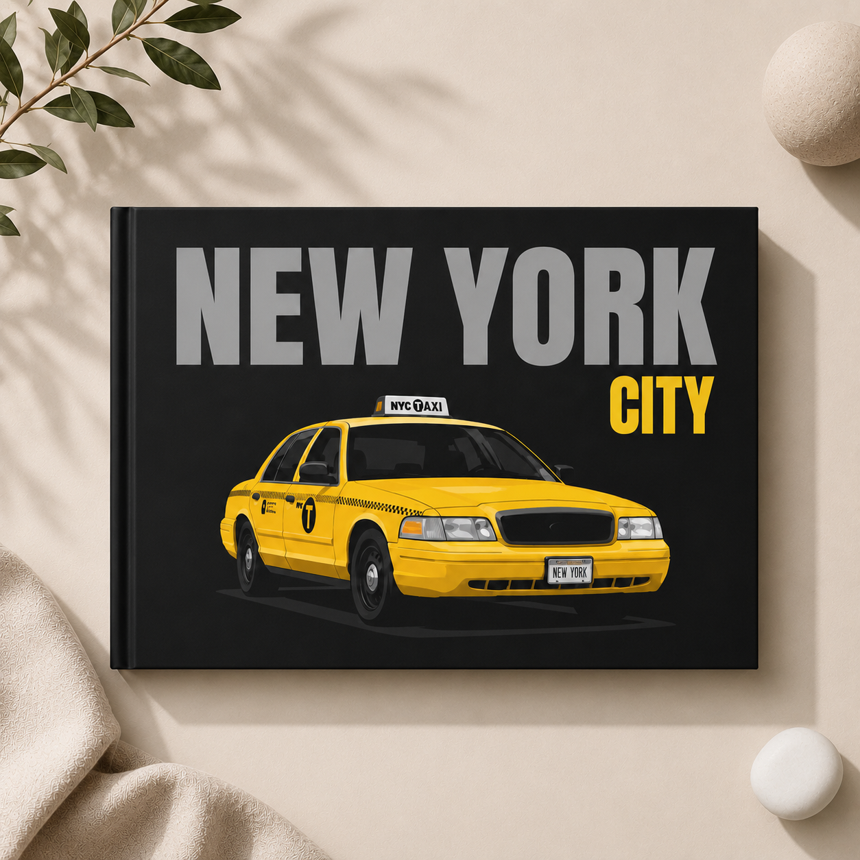 Custom New York Photo Book | Personalized Hardcover Travel Keepsake | 24 Pages | 3 Iconic NYC Covers