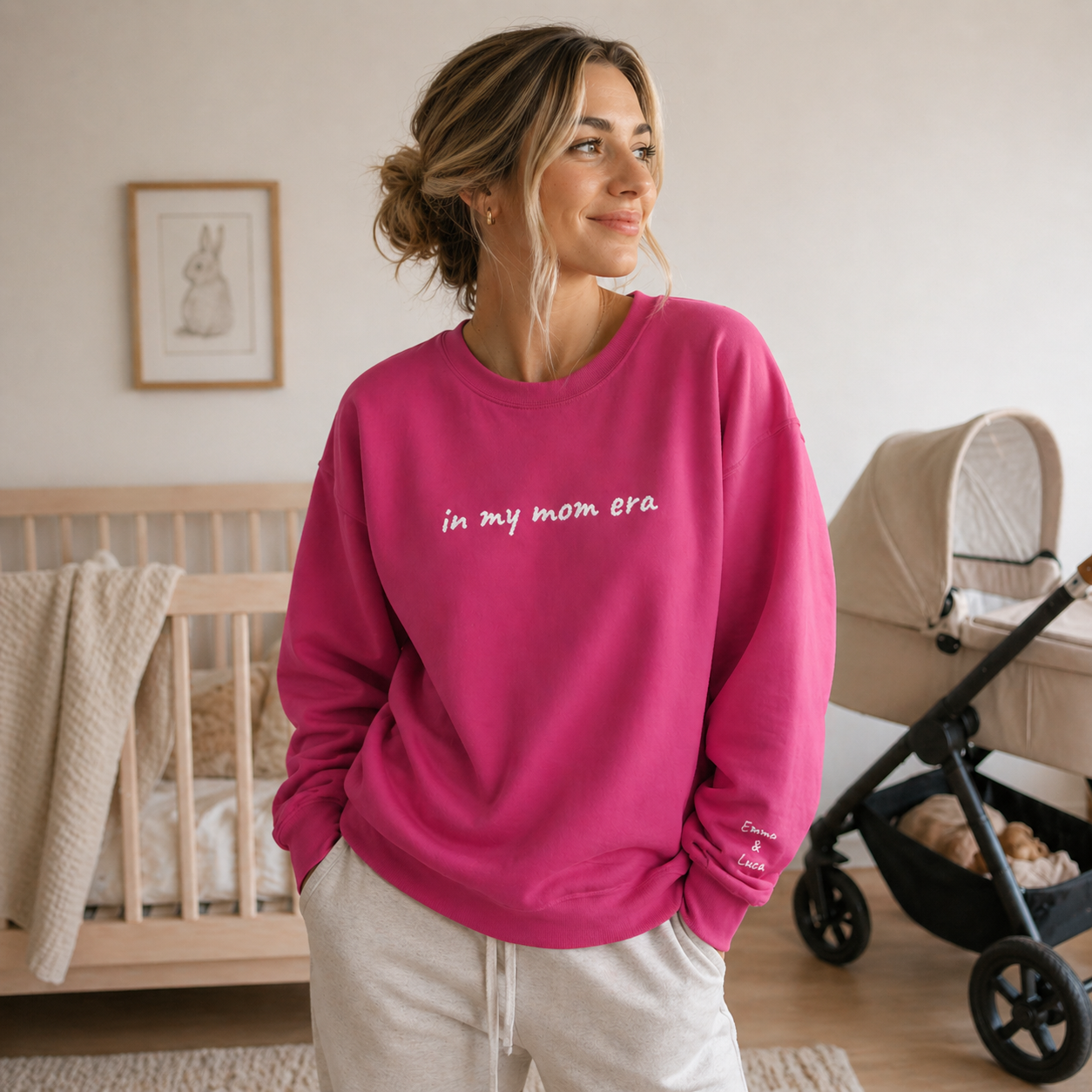 In My Mom Era Sweatshirt | Personalized Crewneck
