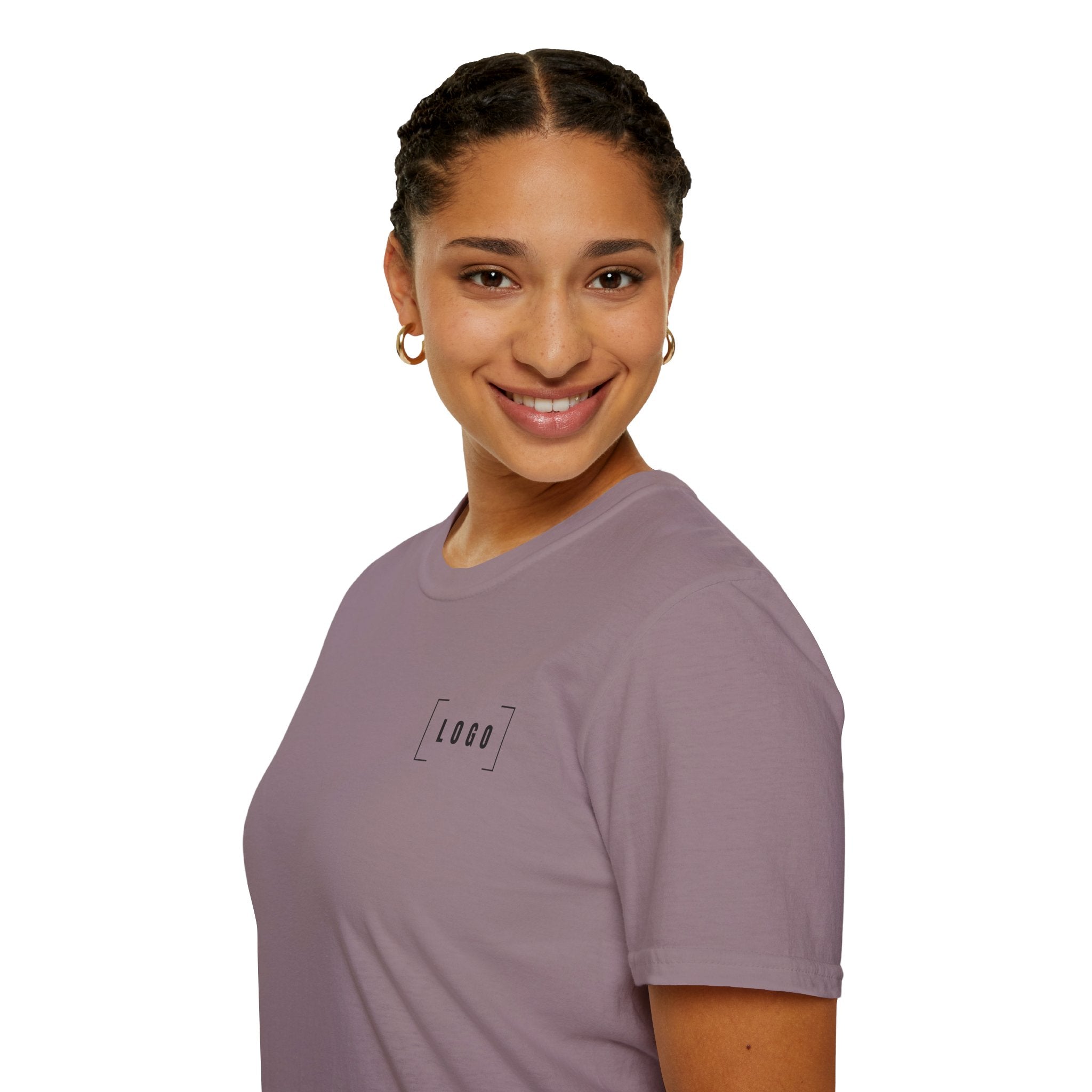 Custom Logo Front & Back Print T-Shirt, Company Team Tee