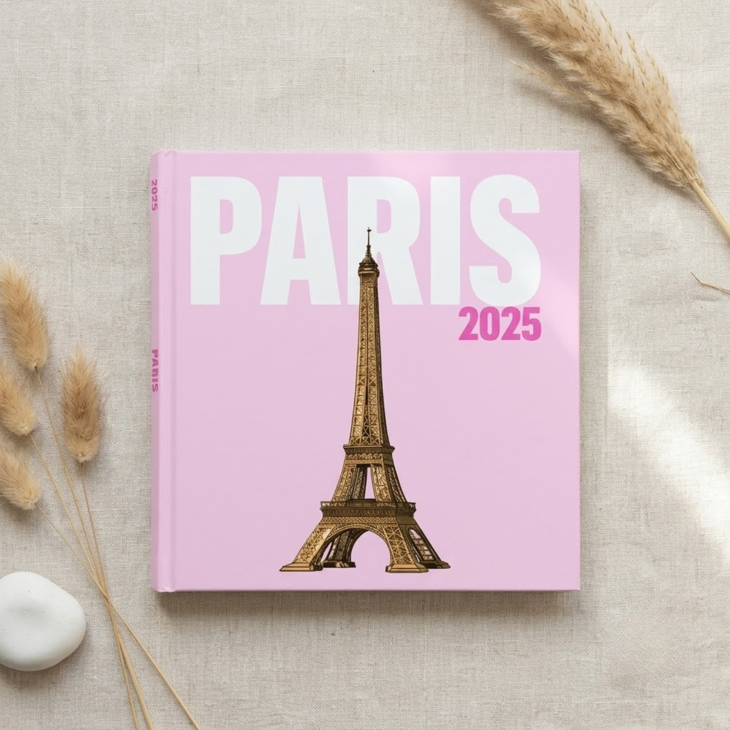 Custom Paris Photo Book | Personalized Hardcover Travel Keepsake | 24 Pages | 3 Cover Color