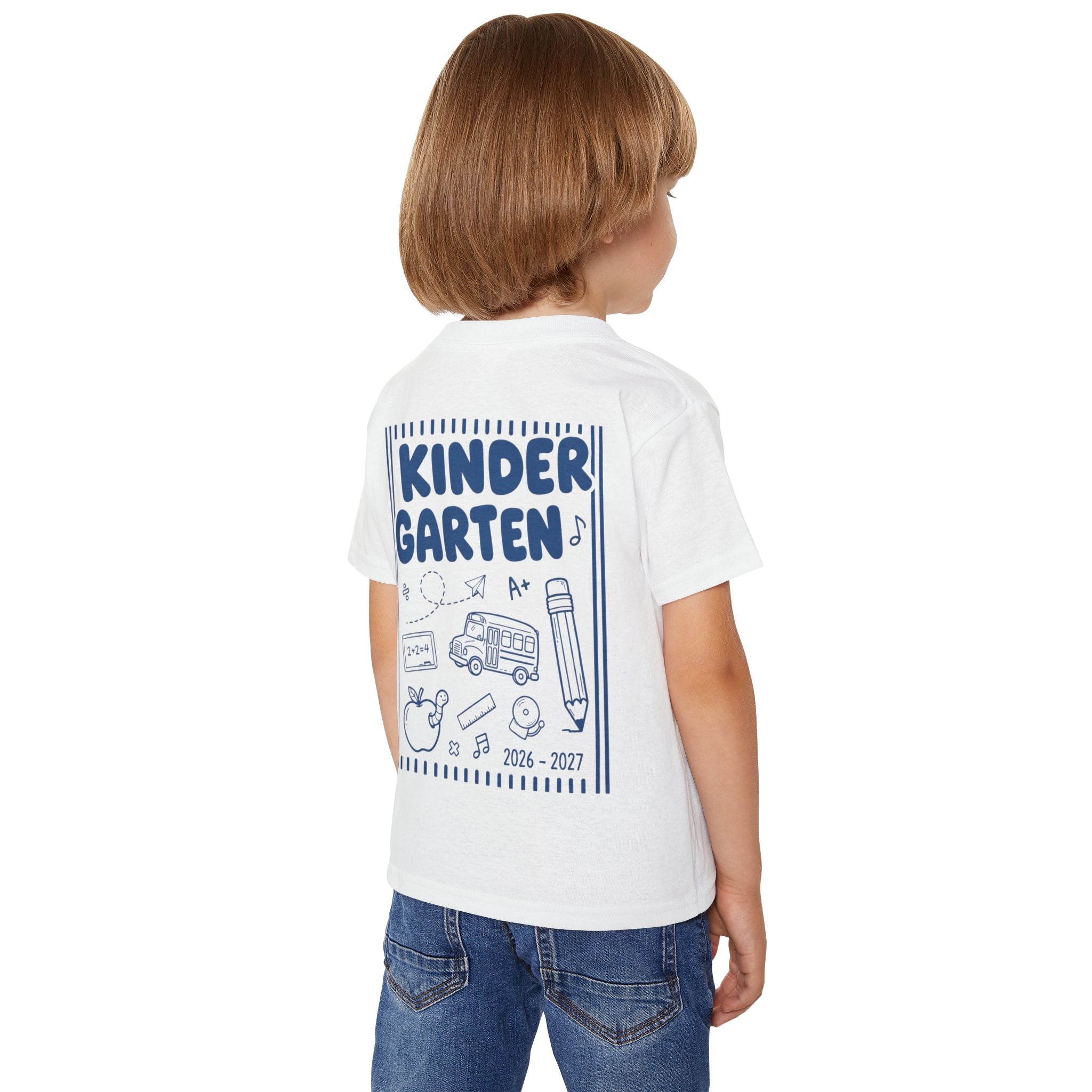 Custom Back to School Shirt for Kids – Personalized Name, Kindergarten Toddler Tee, Sizes up to 6T