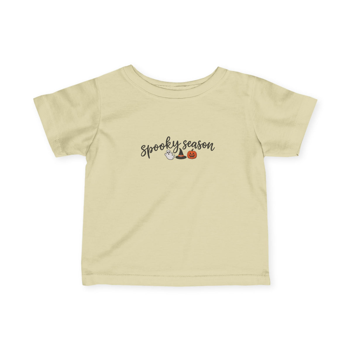 Spooky Season Baby Halloween Tee, Ghost & Pumpkin Infant Shirt