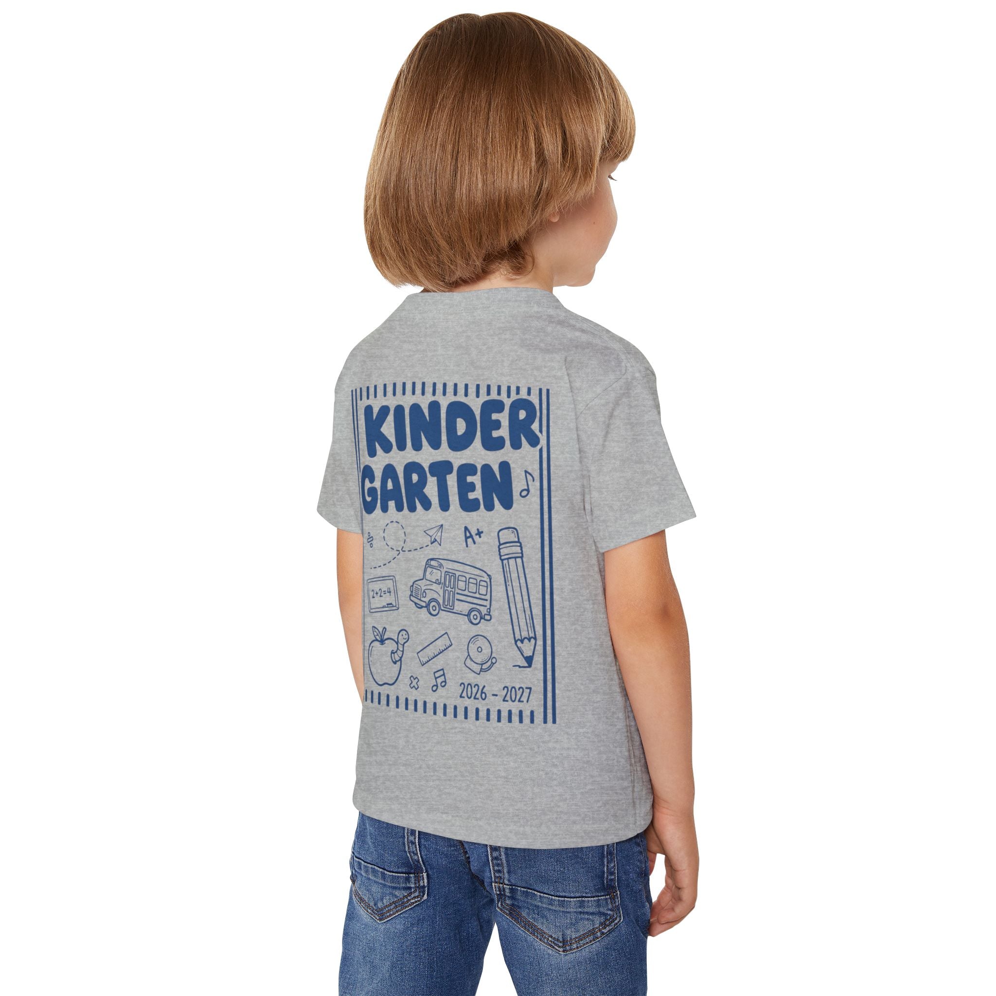 Custom Back to School Shirt for Kids – Personalized Name, Kindergarten Toddler Tee, Sizes up to 6T