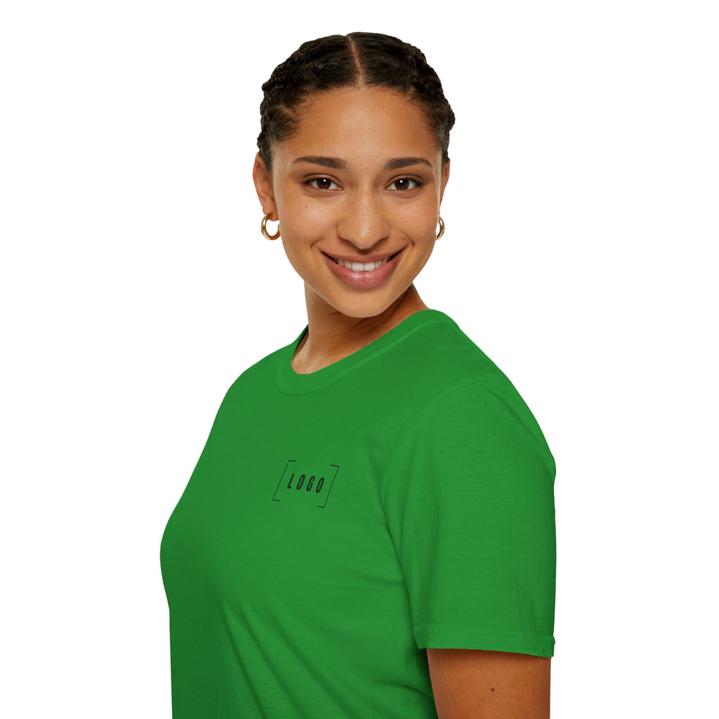 Custom Logo Front & Back Print T-Shirt, Company Team Tee