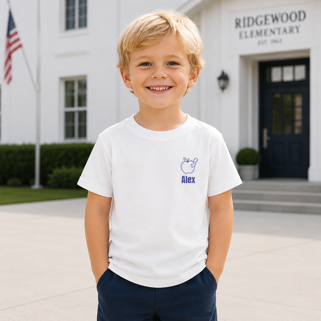 Custom Back to School Shirt for Kids – Personalized Name, Kindergarten Toddler Tee, Sizes up to 6T