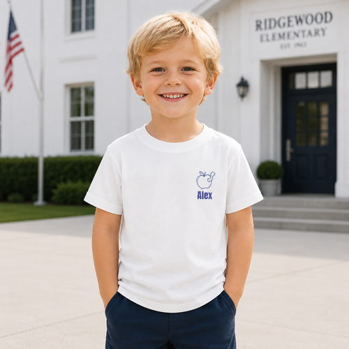 Custom Back to School Shirt for Kids – Personalized Name, Kindergarten Toddler Tee, Sizes up to 6T