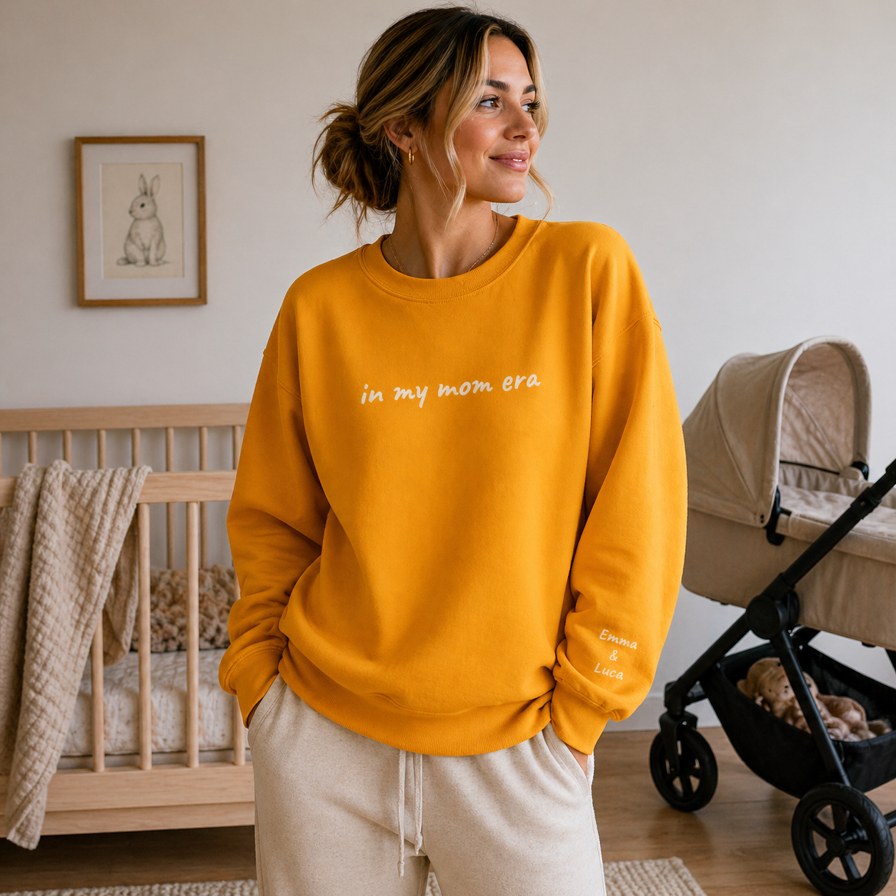 In My Mom Era Sweatshirt | Personalized Crewneck