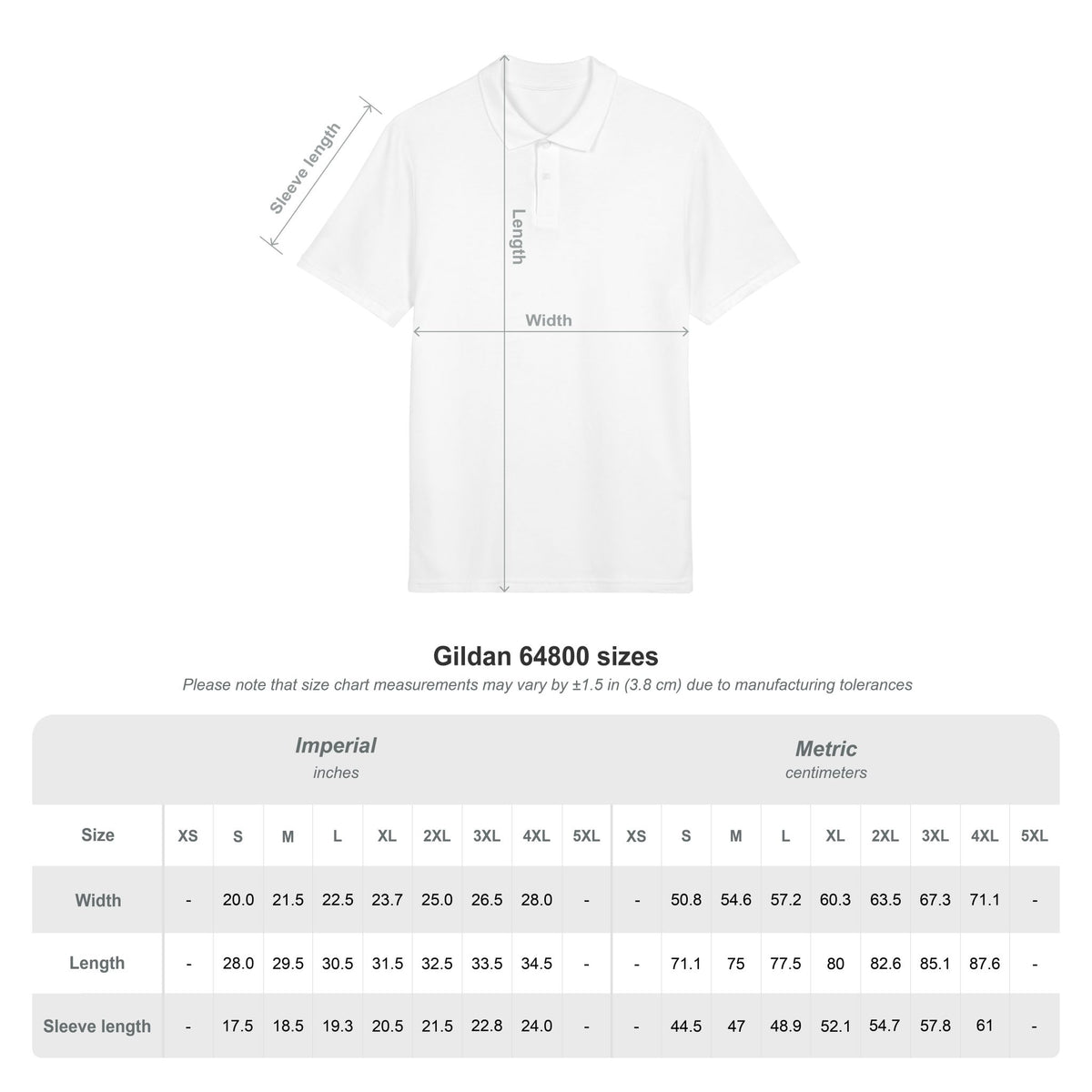 White piqué polo shirt with a customizable logo on the left chest