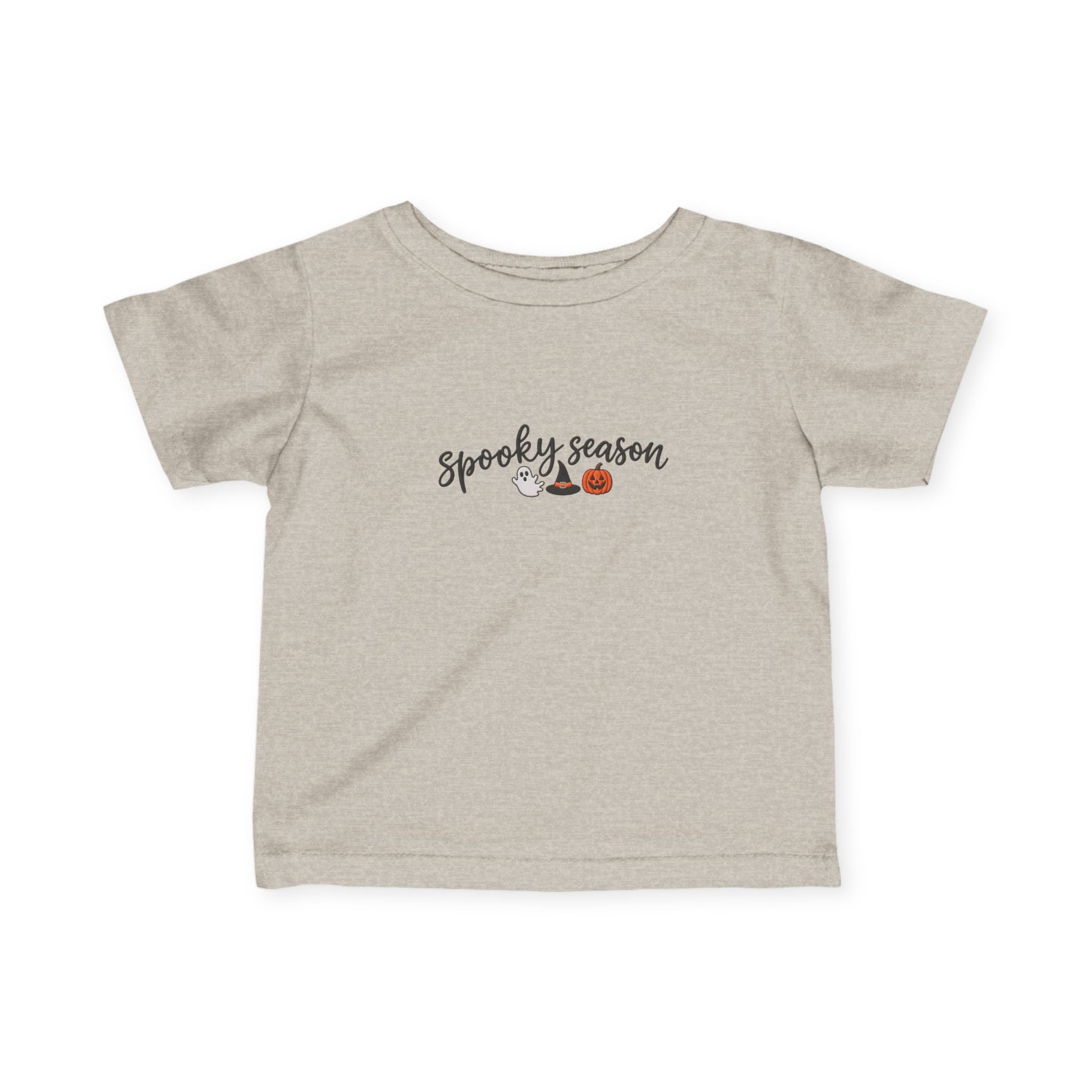 Spooky Season Baby Halloween Tee, Ghost & Pumpkin Infant Shirt