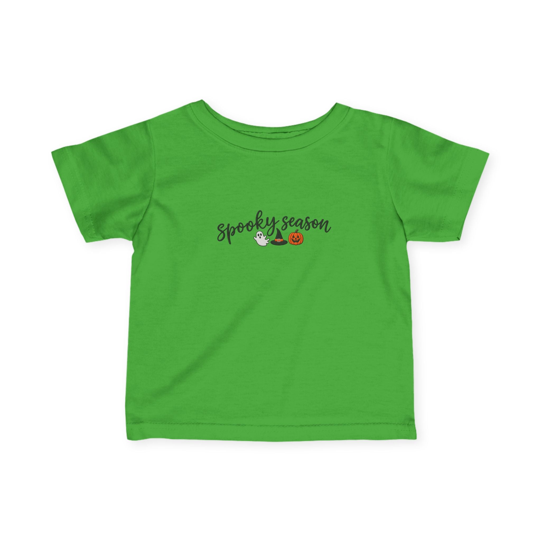 Spooky Season Baby Halloween Tee, Ghost & Pumpkin Infant Shirt