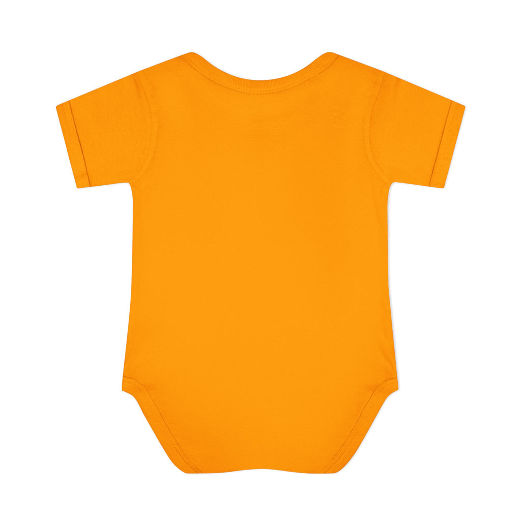Personalized First Halloween Baby Bodysuit, Pumpkin & Bow Onesie