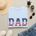 Custom Dad 4th of July Shirt | Personalized Est Year Tee | Patriotic Dad Gift | Americana Dad  Shirt S-2XL