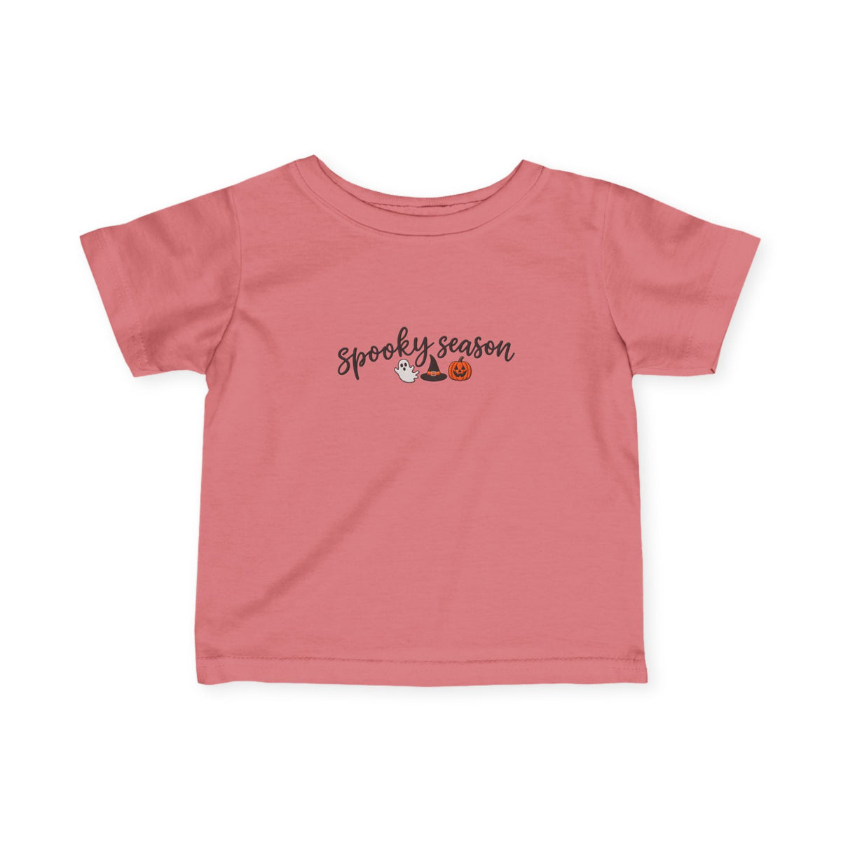 Spooky Season Baby Halloween Tee, Ghost & Pumpkin Infant Shirt