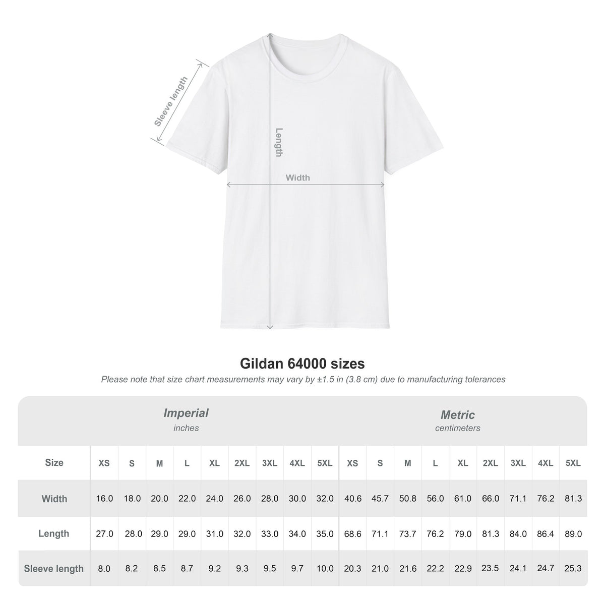 White t-shirt with a customizable logo on the back