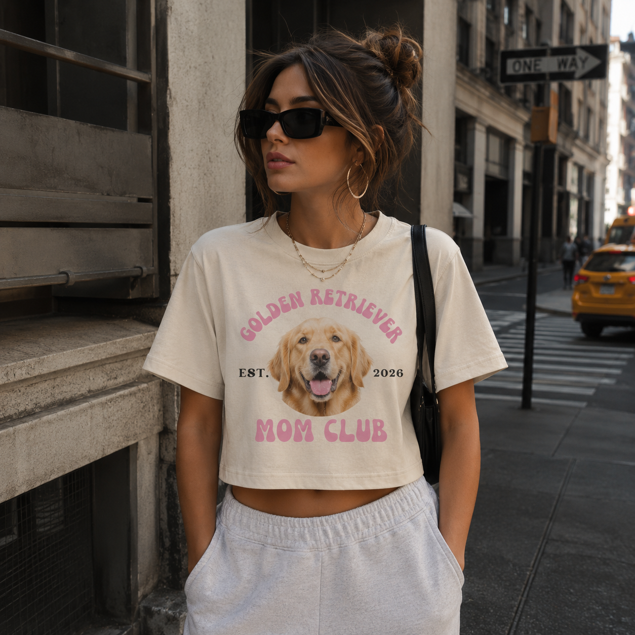Dog Mom Club Crop Tee | Personalized Breed &  Est Year Shirt | Dog Lover Gift XS-2XL