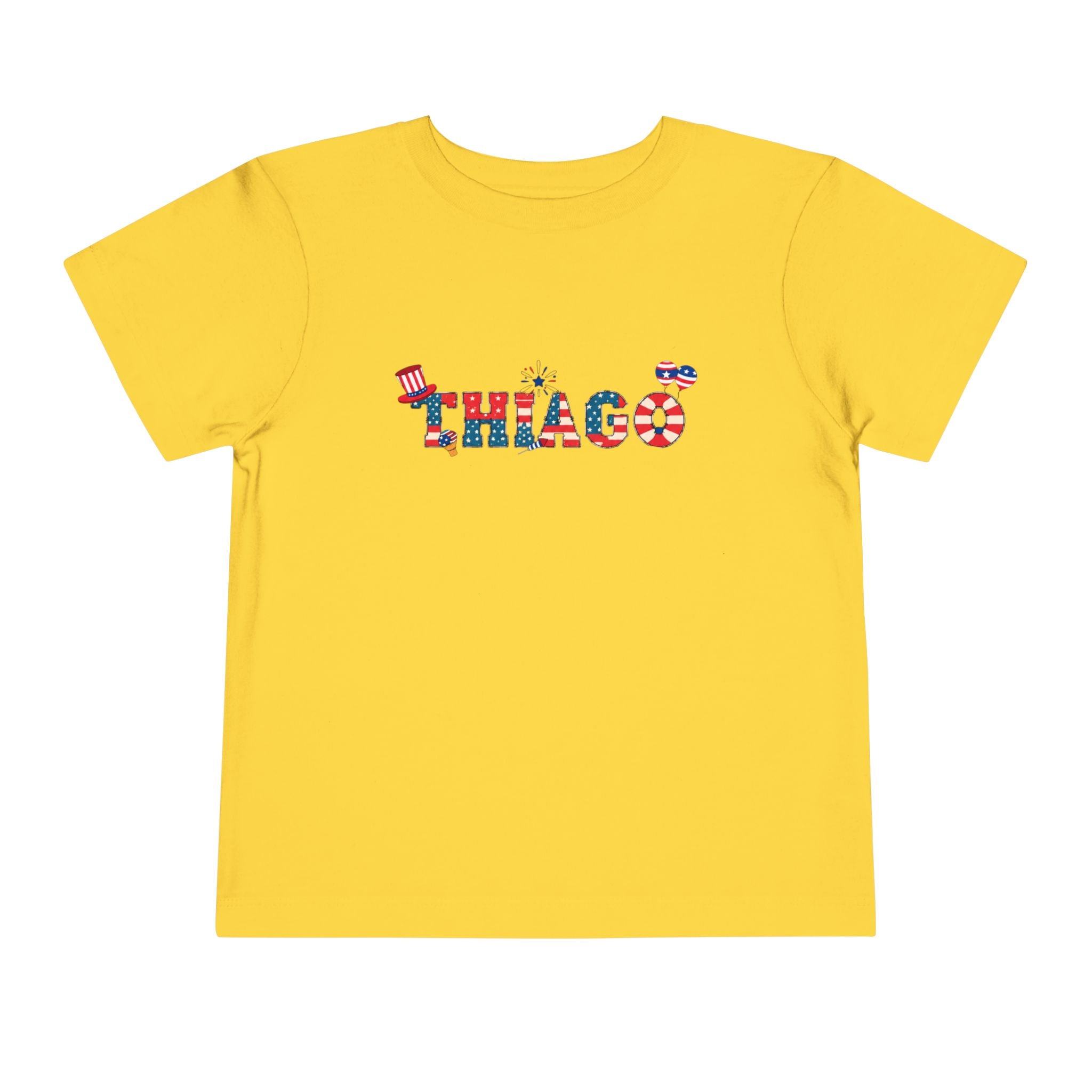 Custom 4th of July Toddler Shirt | Personalized  Name Kids Tee | Patriotic USA Toddler Gift | AURIA CUSTOM PRINTS