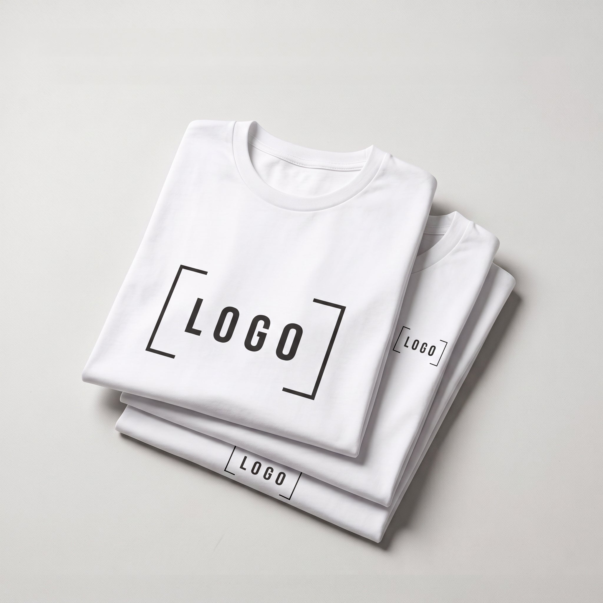 Custom Front Logo T-Shirt, Small Chest Print Company Tee