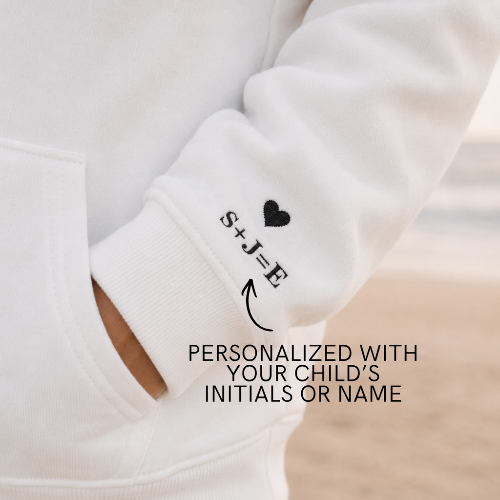 Custom Dad Hoodie | Personalized Embroidered  Chest & Sleeve | Matching Dad Mini Set |  Dad Gift S-3XL