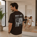 Best Dad Photo Shirt | Personalized Father Back Print Tee | Dad Gift From Kids | Custom Photo Dad S-3XL custom personalized gift - AURIA CUSTOM PRINTS