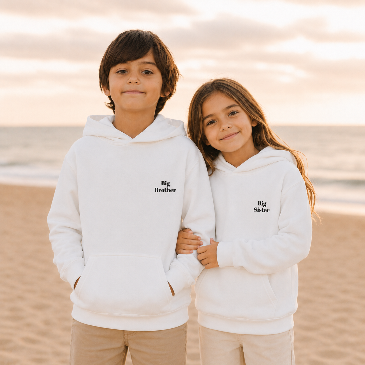 Custom Kids Embroidered Hoodie | Personalized Youth Sweatshirt | Matching Family Gift