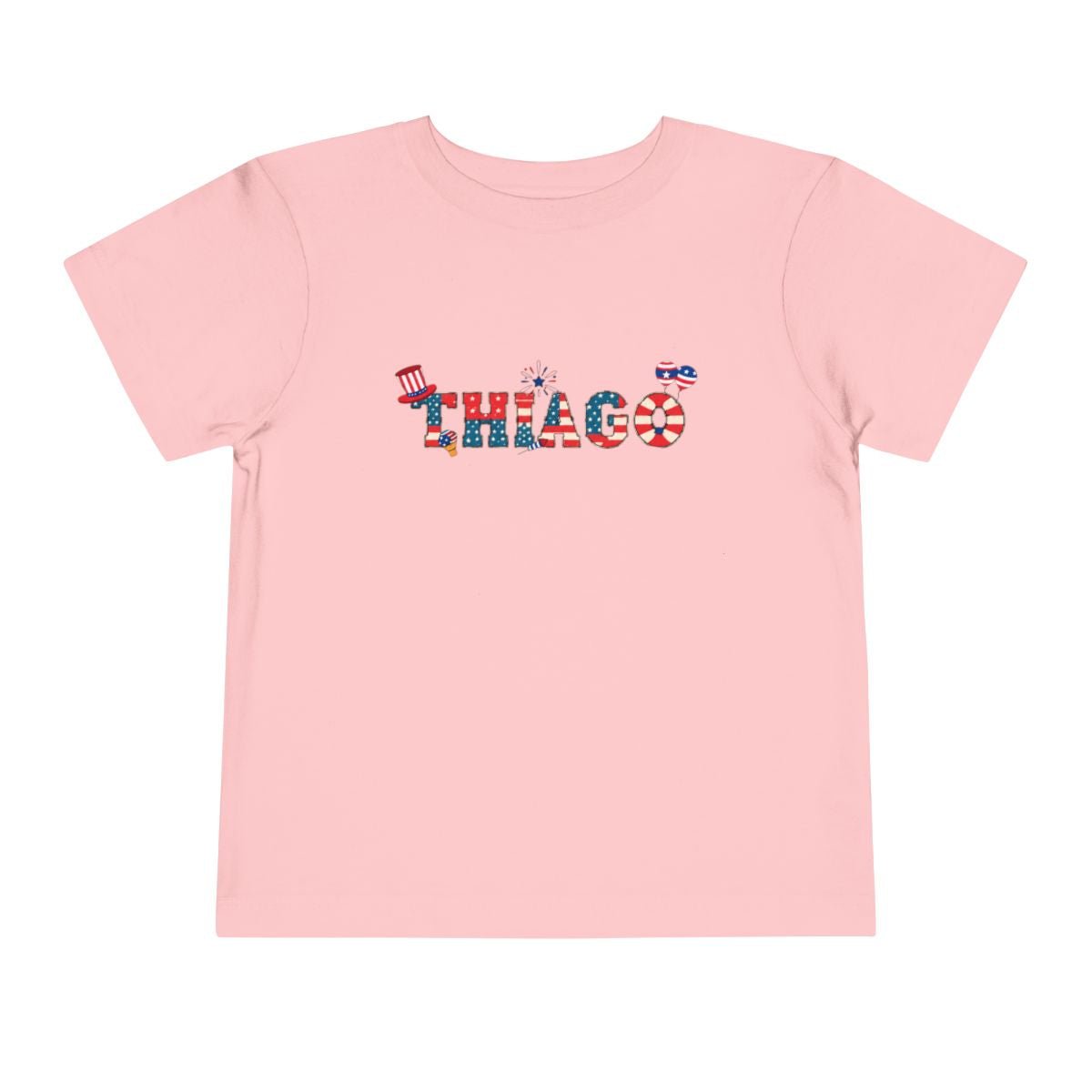 Custom 4th of July Toddler Shirt | Personalized Name Kids Tee | Patriotic USA Toddler Gift | AURIA CUSTOM PRINTS custom personalized gift - AURIA CUSTOM PRINTS