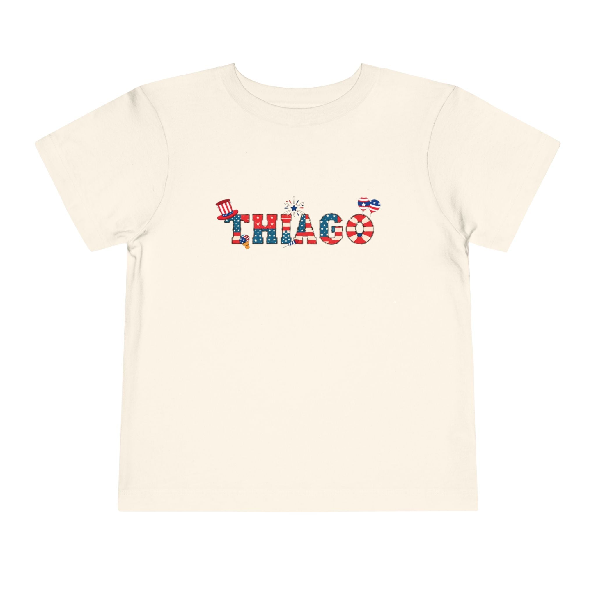 Custom 4th of July Toddler Shirt | Personalized Name Kids Tee | Patriotic USA Toddler Gift | AURIA CUSTOM PRINTS custom personalized gift - AURIA CUSTOM PRINTS