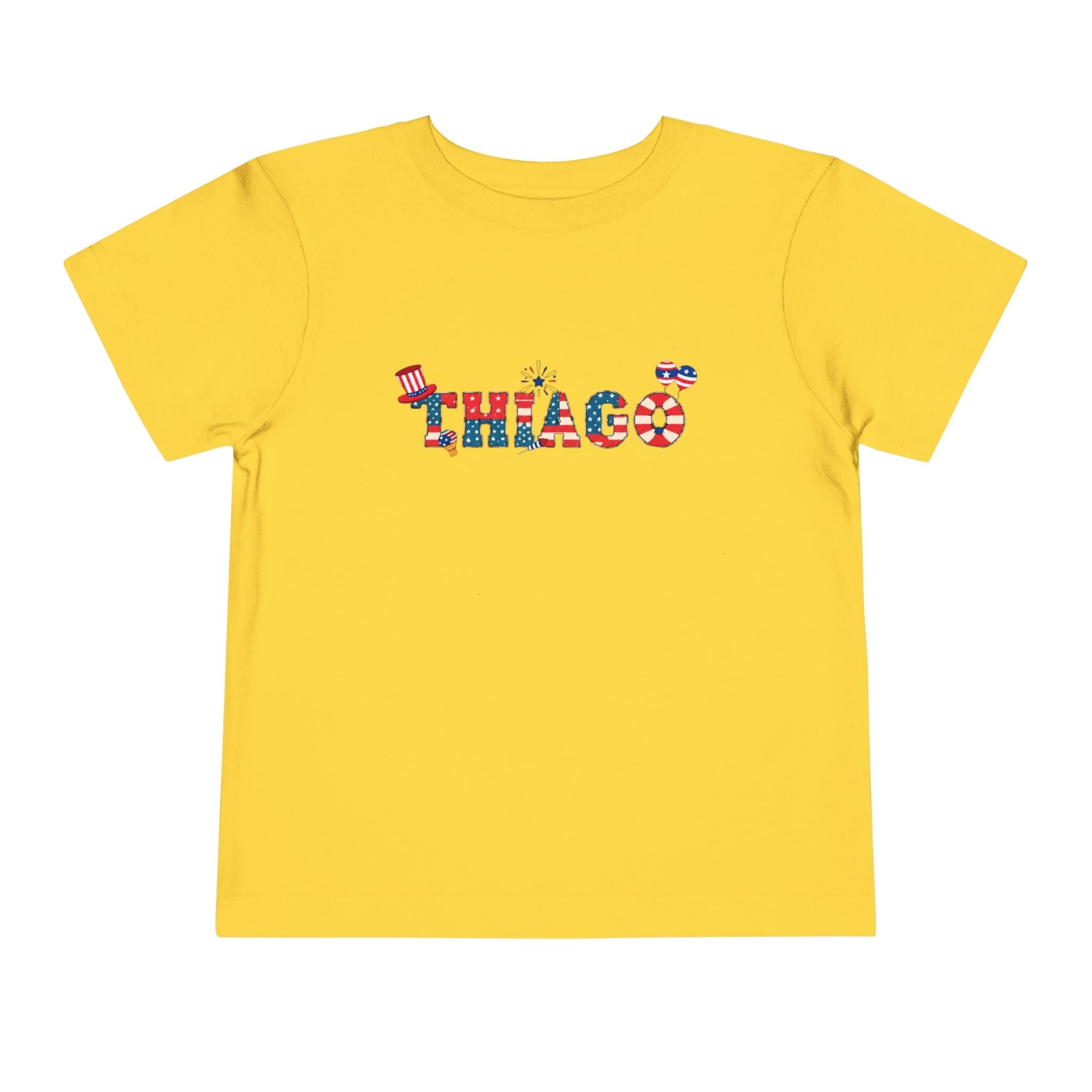 Custom 4th of July Toddler Shirt | Personalized Name Kids Tee | Patriotic USA Toddler Gift | AURIA CUSTOM PRINTS custom personalized gift - AURIA CUSTOM PRINTS