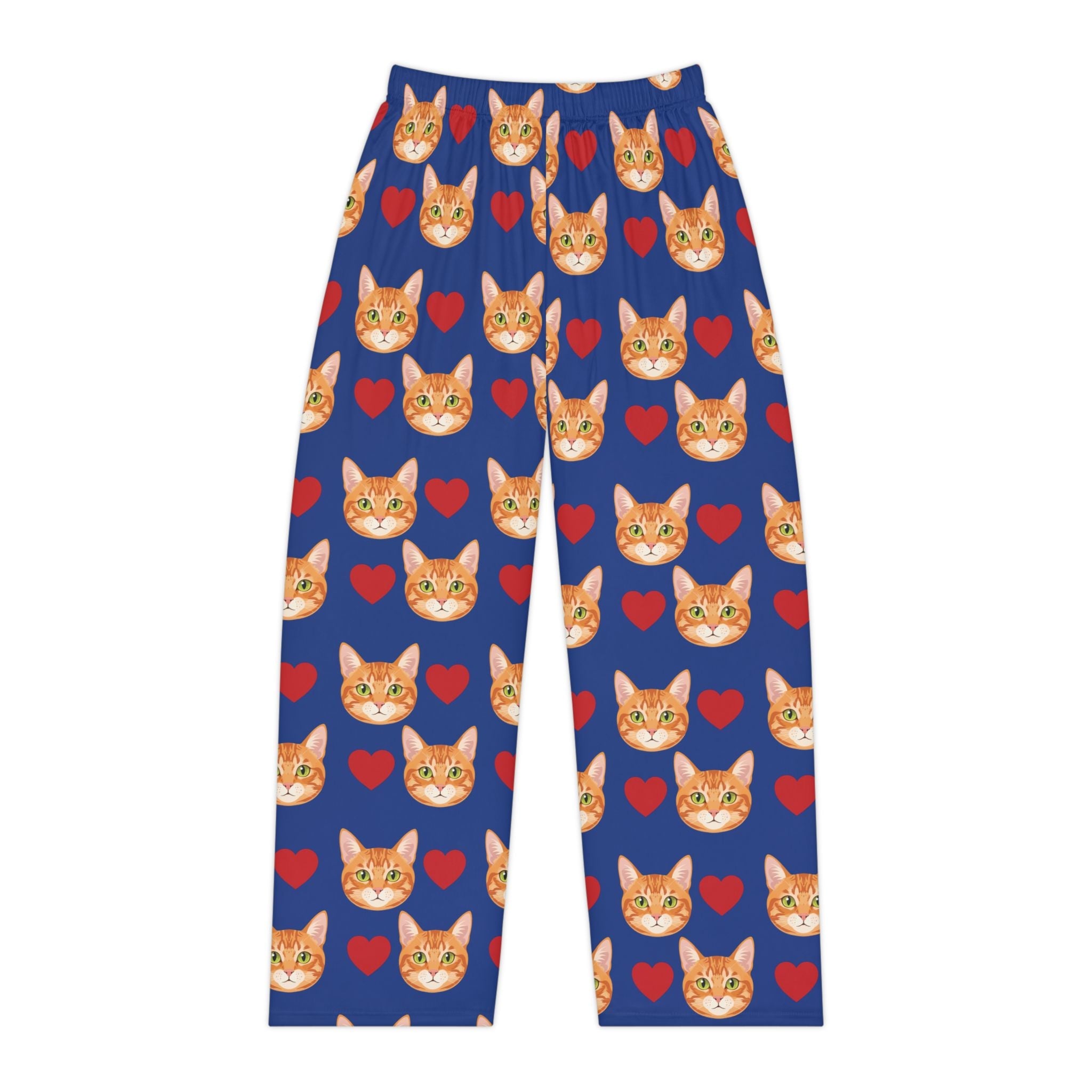 Custom Cat Face Pajama Pants – Personalized Cat Lover Gift custom personalized gift - AURIA CUSTOM PRINTS