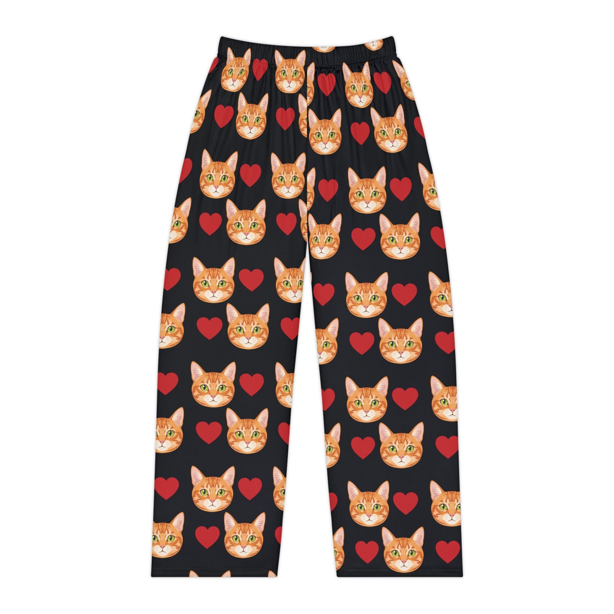Custom Cat Face Pajama Pants – Personalized Cat Lover Gift custom personalized gift - AURIA CUSTOM PRINTS