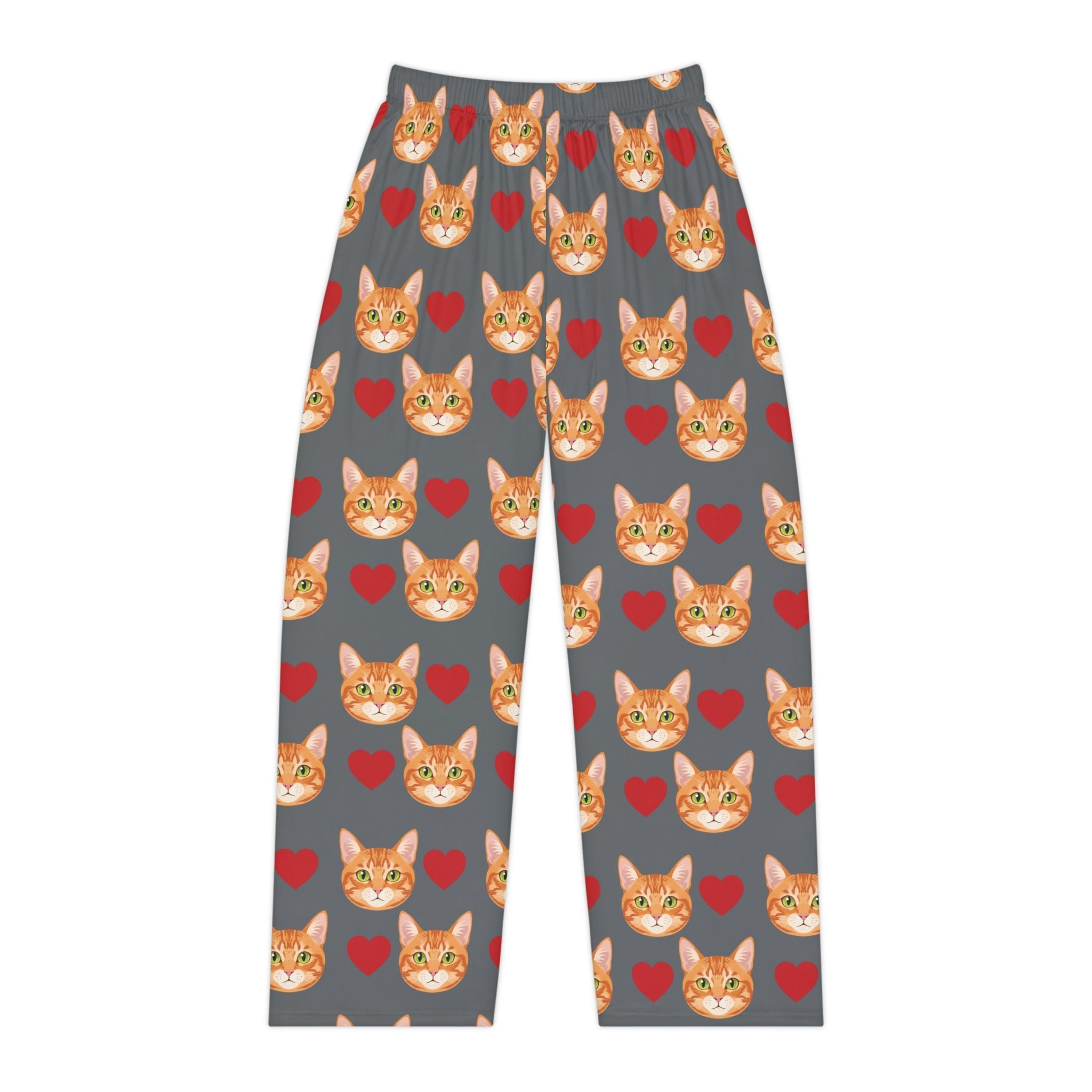Custom Cat Face Pajama Pants – Personalized Cat Lover Gift custom personalized gift - AURIA CUSTOM PRINTS