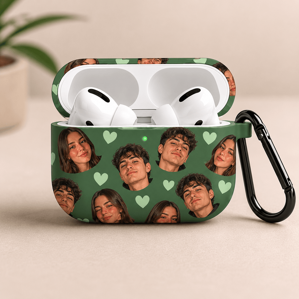 Custom Couple AirPods Case | Personalized Photo Heart AirPods Cover | Funny Couple Gift | Valentine Gift All Models custom personalized gift - AURIA CUSTOM PRINTS