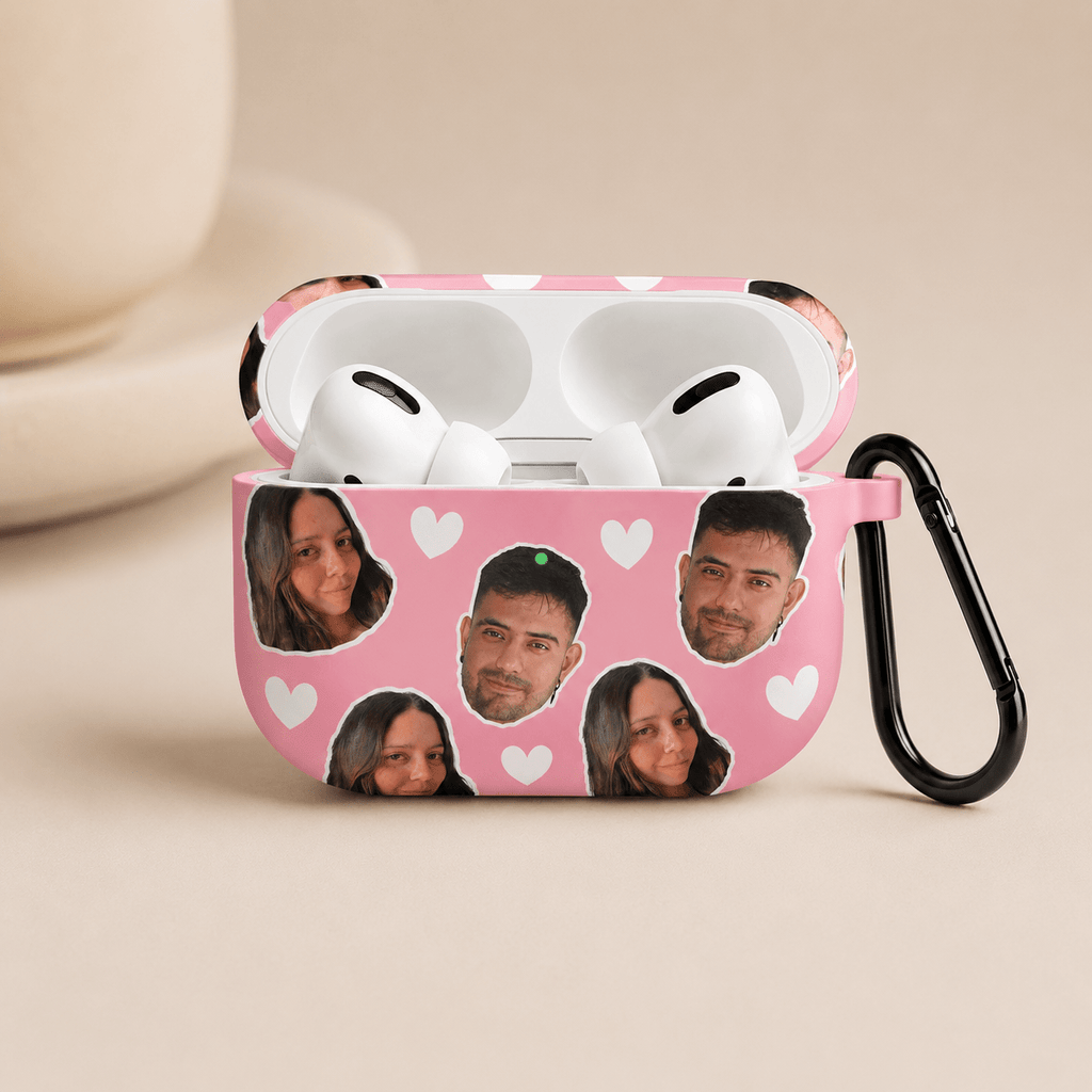 Custom Couple AirPods Case | Personalized Photo Heart AirPods Cover | Funny Couple Gift | Valentine Gift All Models custom personalized gift - AURIA CUSTOM PRINTS