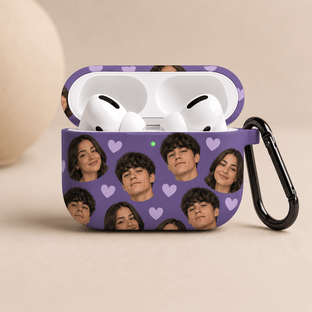 Custom Couple AirPods Case | Personalized Photo Heart AirPods Cover | Funny Couple Gift | Valentine Gift All Models custom personalized gift - AURIA CUSTOM PRINTS